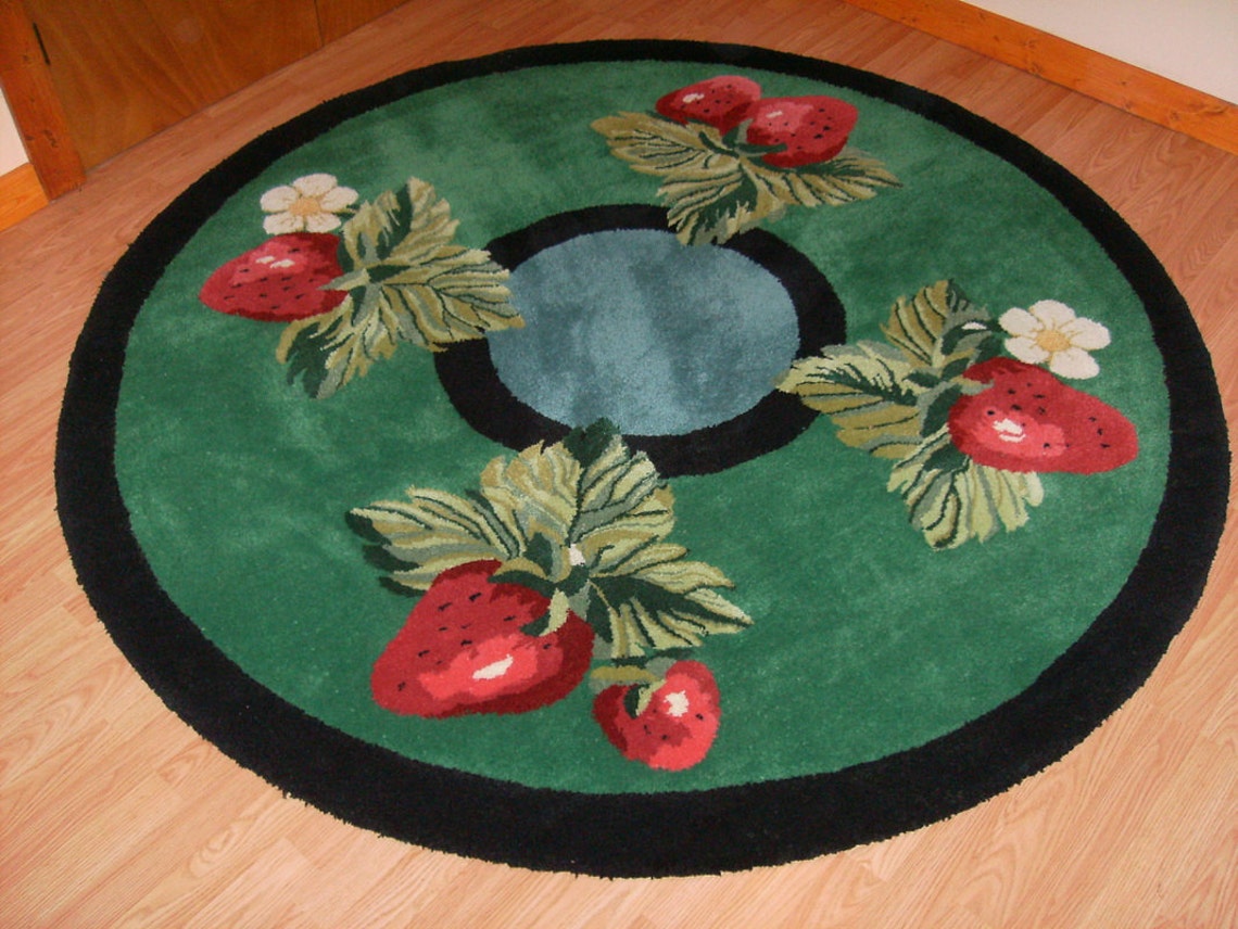 RUG Matching Strawberry Rug Hand Made 100 Wool Thick and Etsy