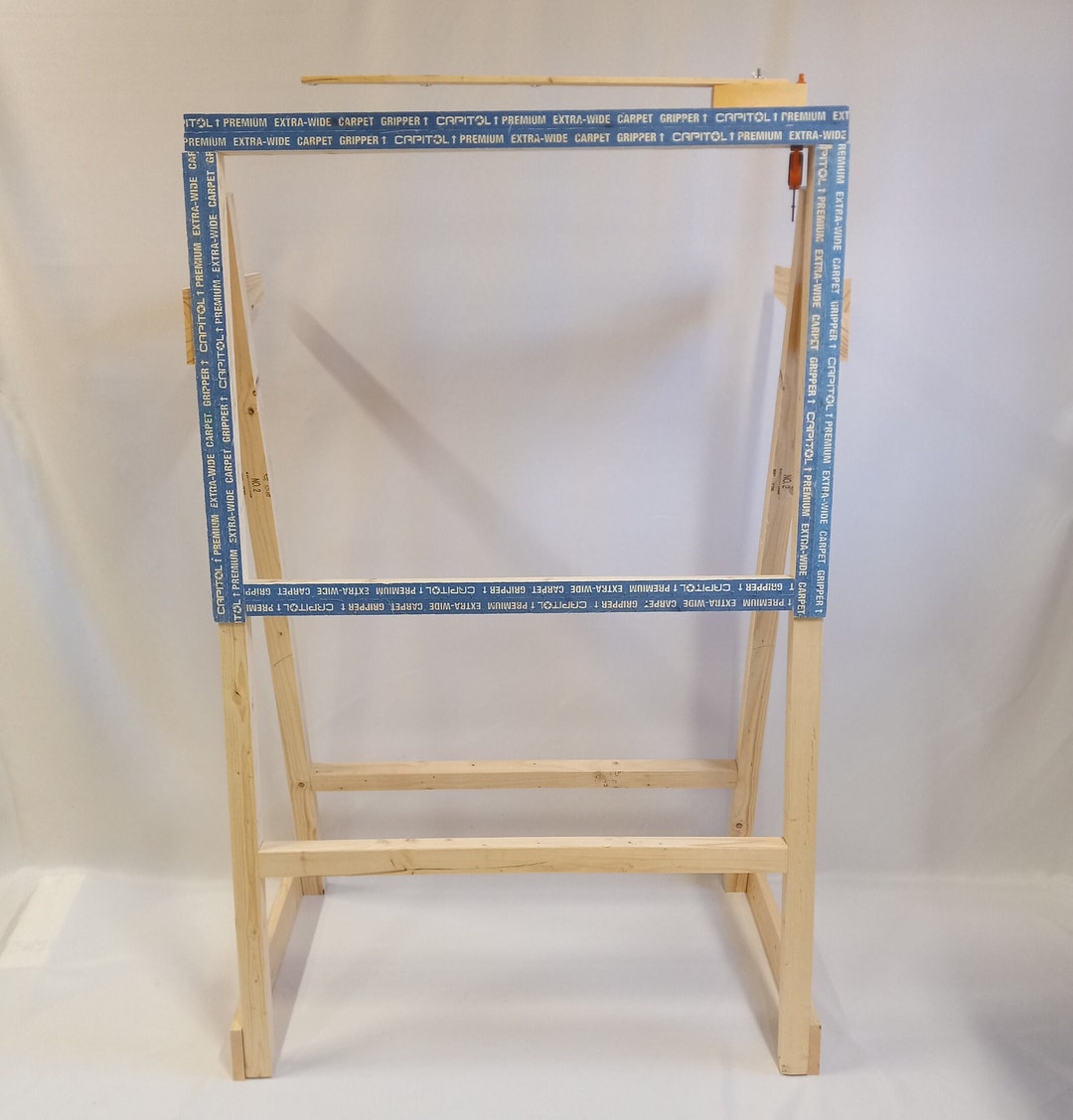 Wooden Free Standing Frame for Rug Tufting Pine Strong and Stable With ...
