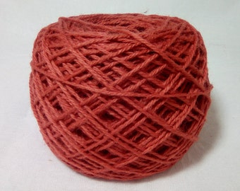 Paprika Thin Wool Yarn ~ Light Fingering Weight