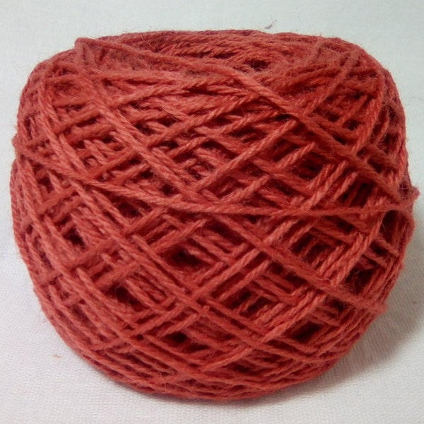 Paprika Thin Wool Yarn ~ Light Fingering Weight