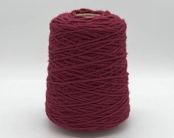 NEW! Antique rose #42 Wool Rug Yarn 100% New Zealand Wool Ready for Use ~ 3 Ply Thick, 1 lb. Cone