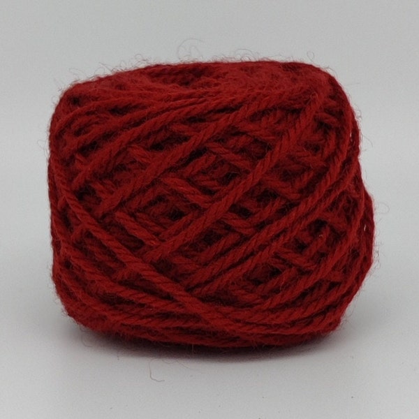 Tiffany Rose #3 Wool Rug Yarn 100% Wool 1/8 lb. Ready for Use 3 Ply Thick Optional weight: 1 oz., 2 oz., 4 oz. or 1 lb.