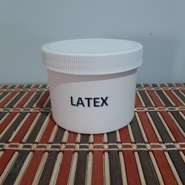 Latex for Rug finishing. Ready to use, 10 oz.