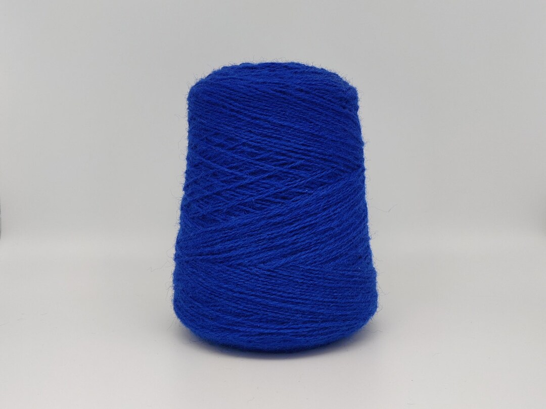 NEW! F204 Electric Blue Wool Rug Yarn 100 New Zealand