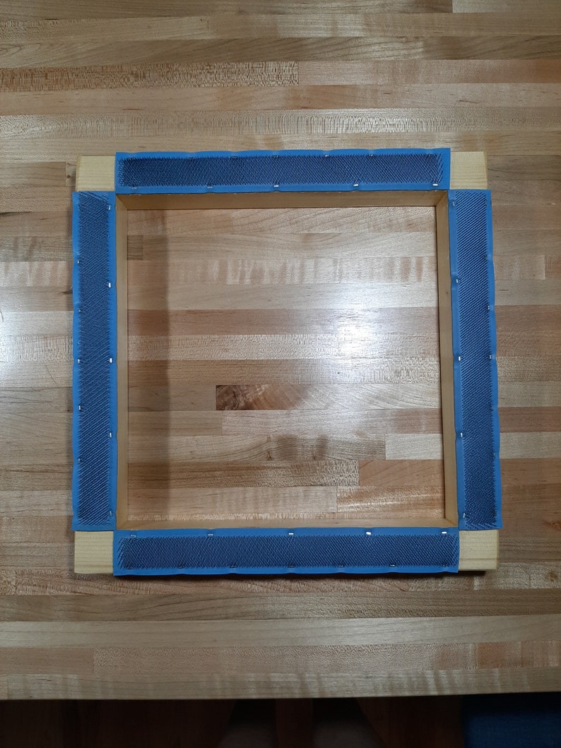 WOODEN FRAME With Gripper Strip for Rug Hooking / Punch Needle Etsy