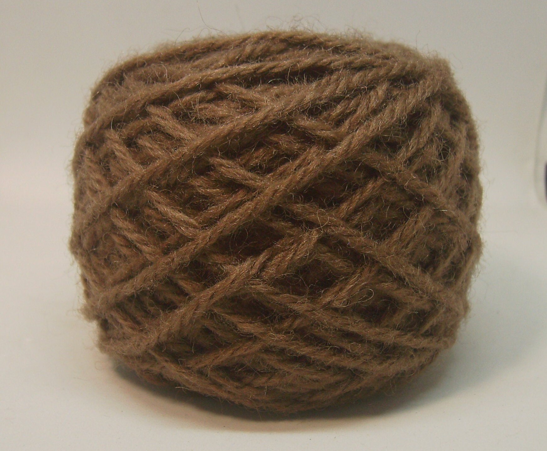 Milk Chocolate 63 Wool Rug Yarn 100% Wool 1/8 lb. Ready for | Etsy