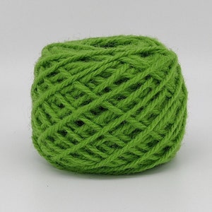 NEW!   #124 Spring Grass Wool Rug Yarn 100% New Zealand Wool Ready for Use ~ 3 Ply Thick, Optional weight -1 oz., 2 oz., 4 oz. or 1 lbs.