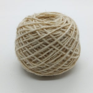 Hazelnut # FY23 THIN (Fine Punch Needle) Wool Rug Yarn 100% Wool 1/8 lb. Ready for Use ~ 3 ply,