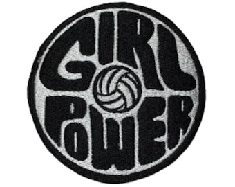 Volleyball Patch Iron On Large, Girls Volleyball Gifts for Girls, Large Patch for Bag, Iron On Patches for Hats, Volleyball Team Gifts