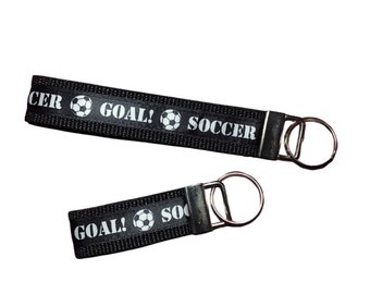 Llavero de fútbol, dije para bolso de muñeca, recuerdo de fiesta de fútbol