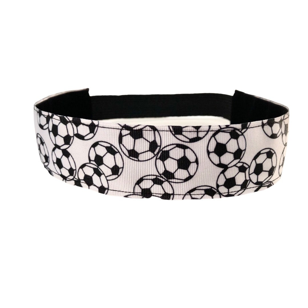 Soccer Headbands for Girls, Wide Headband Soccer Gifts, Choice of Size