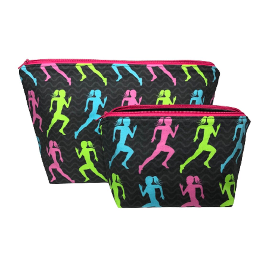 Runner Makeup Bag Set Running Gift Choice of Sizes Travel Etsy