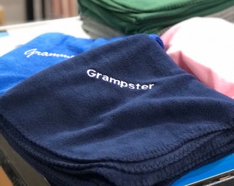 Custom Blanket with Name, 50"x60", Throw Blanket Personalized Gifts