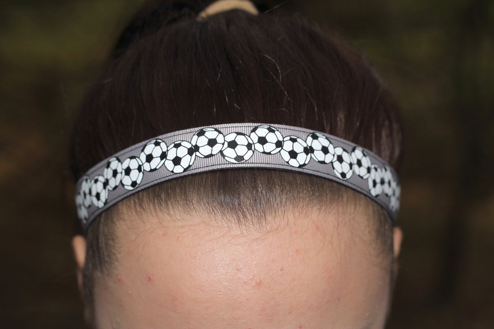 Grey Soccer Headband Sports Headbands for Women Kids Etsy