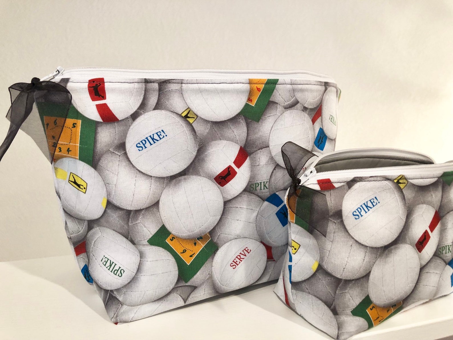 Makeup Bag Volleyball Gifts for Players Choice of Size Etsy
