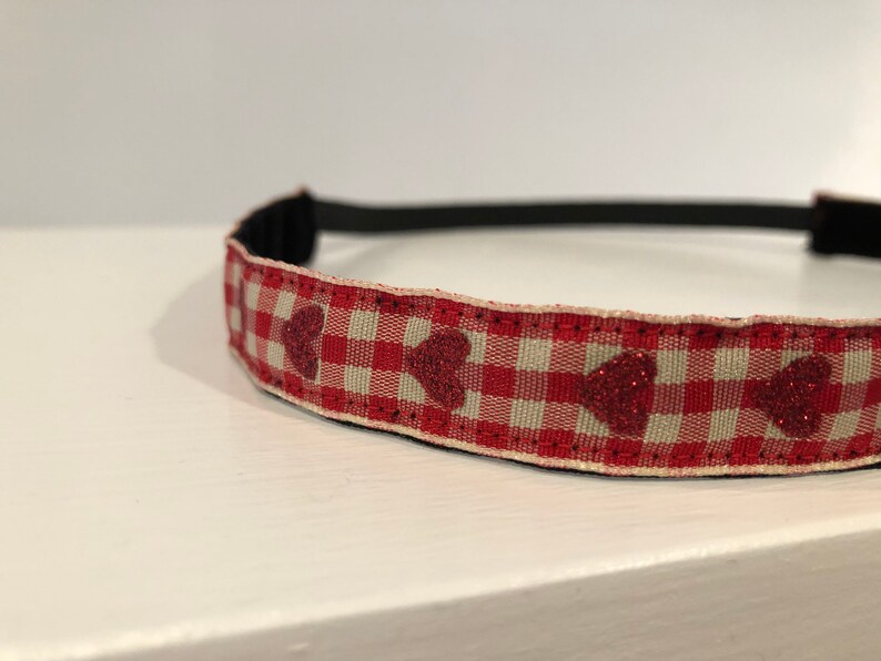 Red Heart Headband for Girls Choice of Size & Pattern Etsy