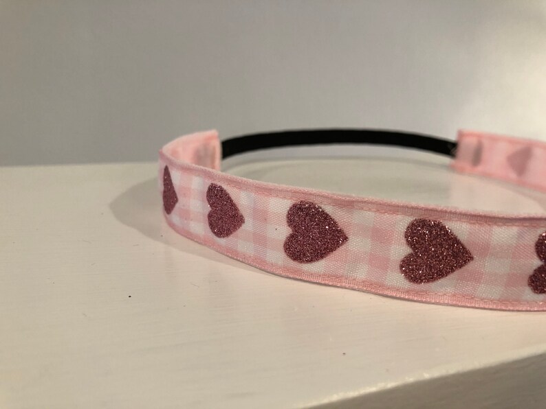 Red Heart Headband for Girls Choice of Size & Pattern | Etsy