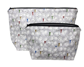 Golf Makeup Bag, Women's Travel Cosmetic Bag Set