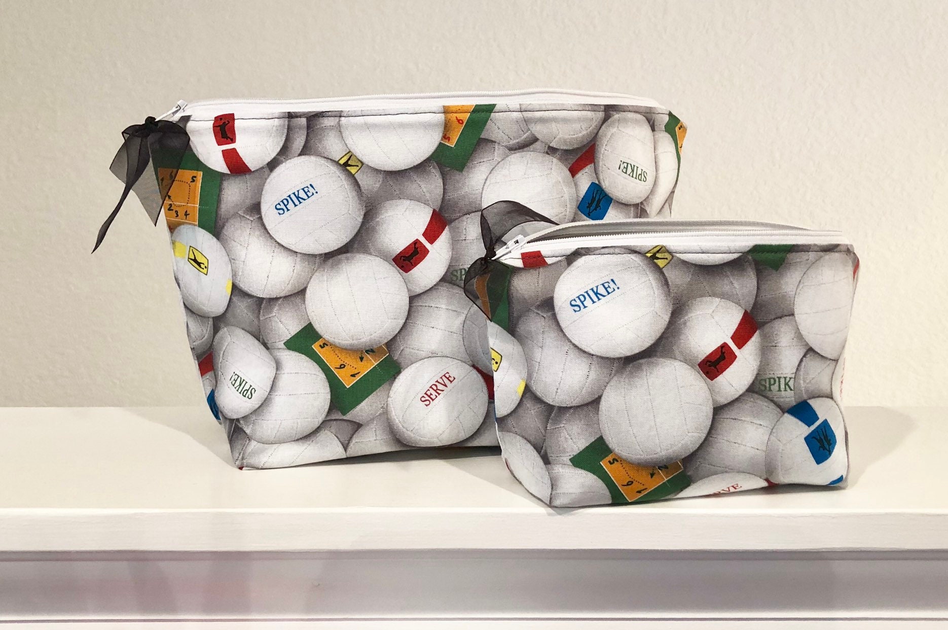 Makeup Bag Volleyball Gifts for Players Choice of Size Etsy