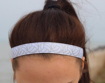 Glitter Volleyball Headband, Non-Slip Velvet Back, Team Gifts