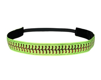 Girls Softball Headband, Non-Slip Sports Hairband