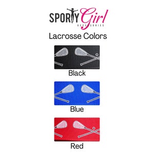 Lacrosse Gifts for Girls Headbands, Choice of Size & Color, Girls Lacrosse Headband, Lacrosse Girls Gifts, Lacrosse Team Gifts for Seniors image 7