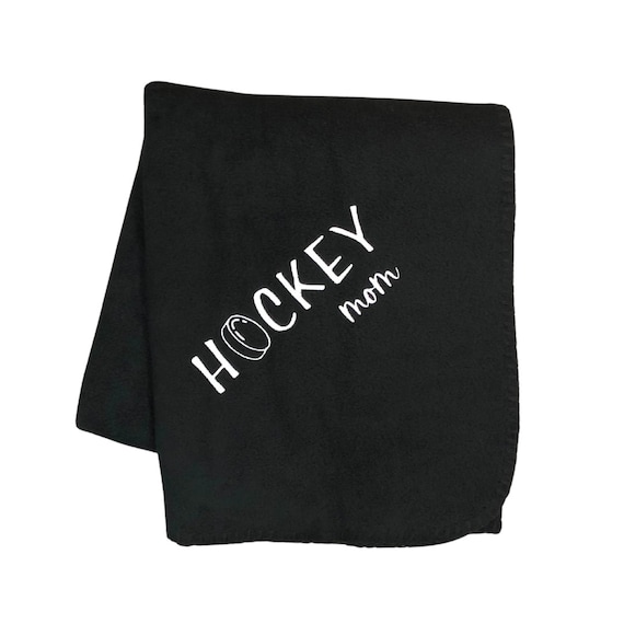 Hockey Mom Blanket Throw Choice of Colors Hockey Blanket for Mom Hockey Mom Gifts Mom Hockey Gifts Blanket Fleece Game Day Blanket Etsy