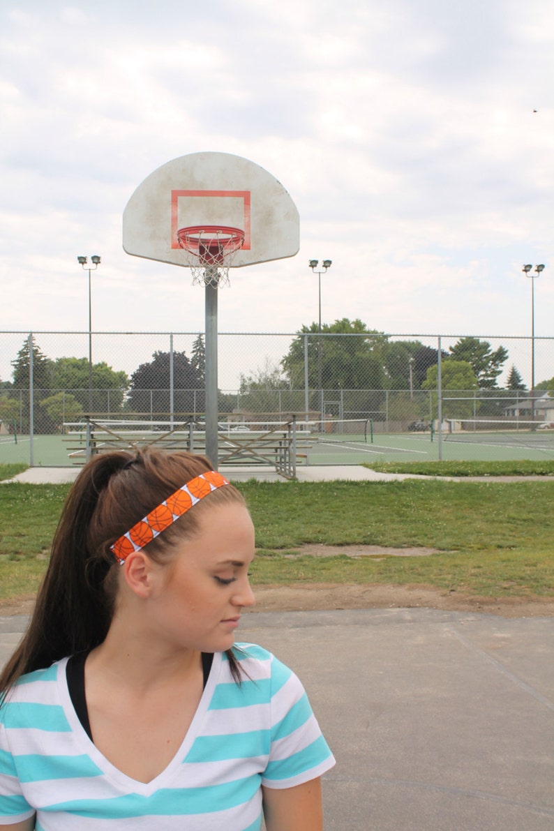 Basketball Sports Headbands for Girls Athletic Headband Etsy