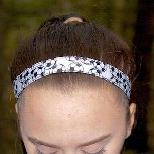 Soccer Headbands for Girls Soccer Gifts, Choice of Sizes & Colors