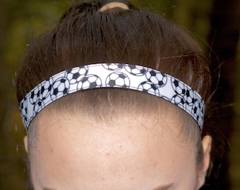 Soccer Headbands for Girls Soccer Gifts, Choice of Sizes & Colors