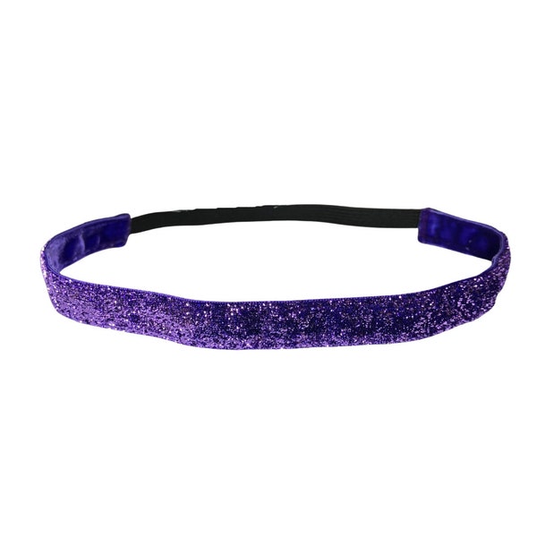 Thin Headbands for Women, Choice of Size and Color, Glitter Headbands Thin Hair Band, Sparkly Headbands for Girls Gifts, Skinny Headband