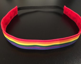 Rainbow Stripes Bandanna Head-porter Pride LGBT Cheveux Band/écharpe/Cou/Bracelet 