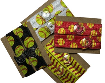 Liens de manches pour cadeaux de softball, cravates de chemise de softball, supports de manches de softball, cadeau pour amateur de softball, cravate de t-shirt de maman de softball, clips de manches