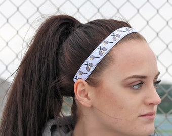 Ideal for Working Out,Tennis DEMIL Sports Headband Head Tie Tennis Tie Hairband Sweatbands Headbands Wristbands Head Wrap