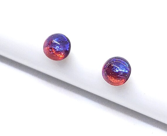 Fire Earrings, Cosmic Post Earrings, Small Stud E… - image 5