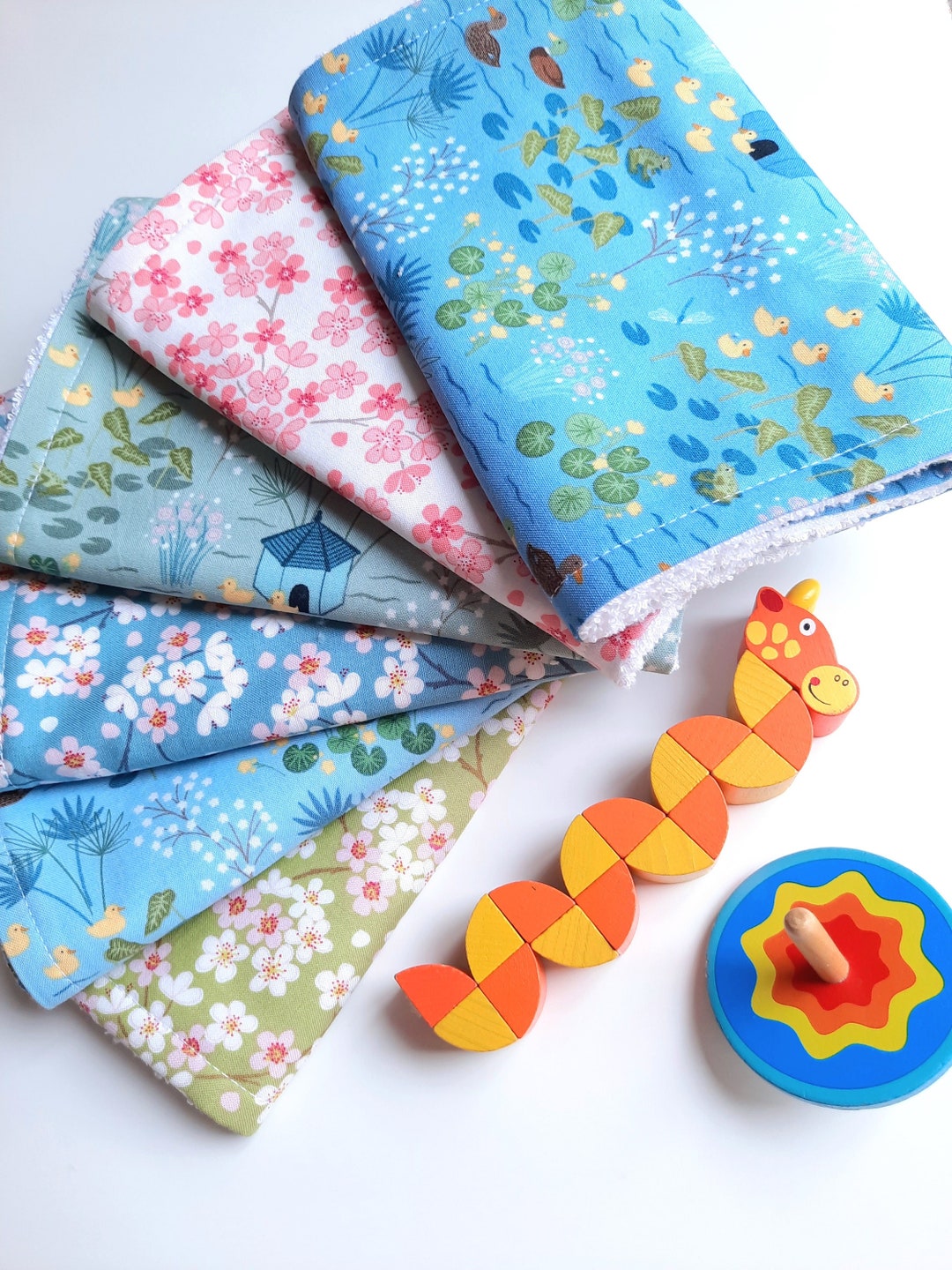 Natural Baby Burp Cloths - Luxurious Organic Bamboo & Cotton Burpies ...