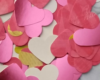 Small Red and Pink Heart Confetti~Party & Scrapbook Embellishments (50 Pack)
