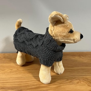 Fishermans Cable Turtleneck Dog Sweater