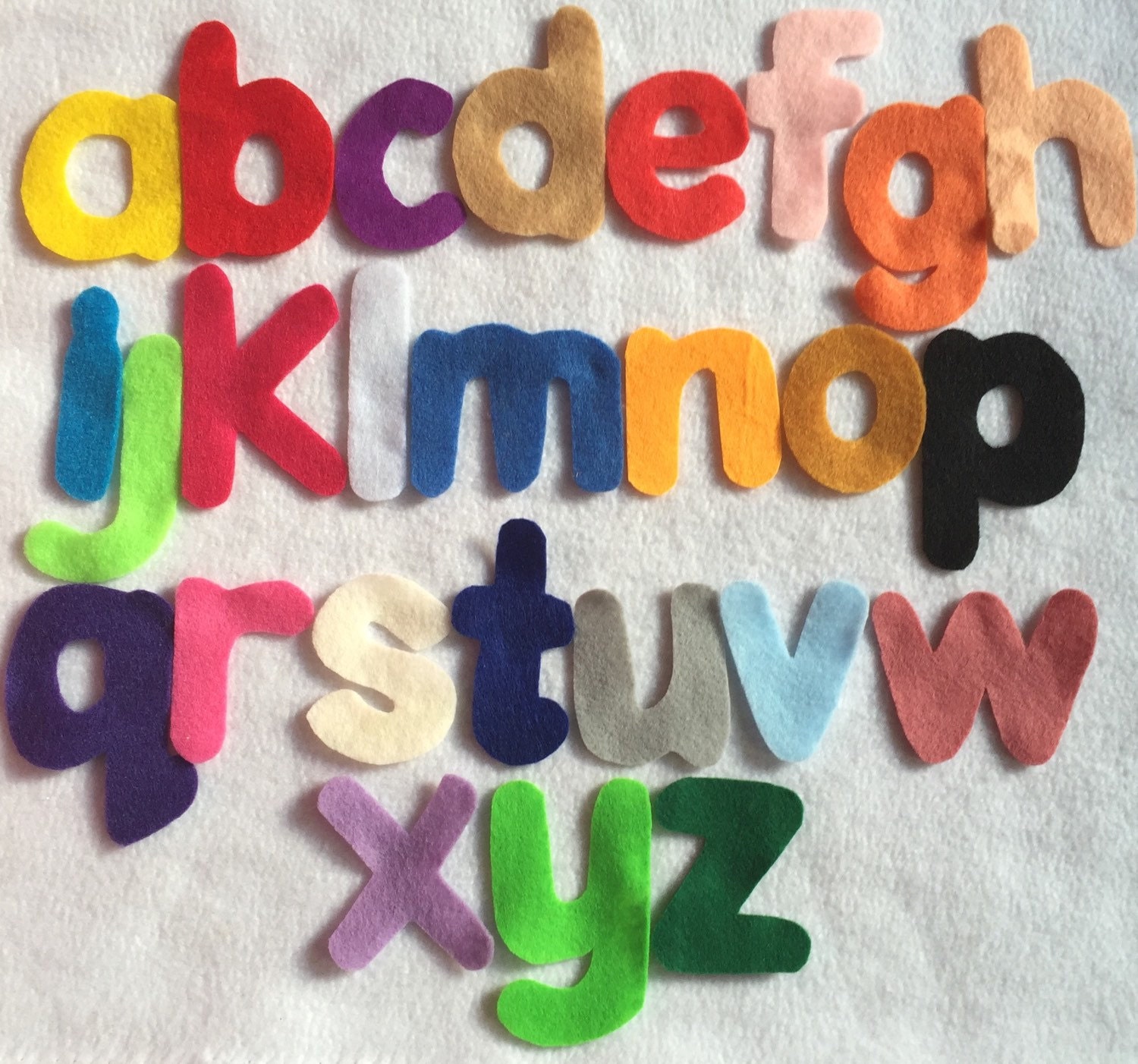 Felt alphabet Etsy