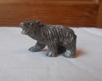 Pewter Bear Figurine