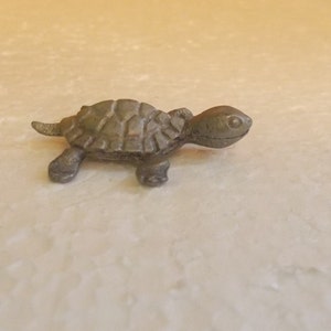 Details about   Pewter Tortoise Turtle With Baby On Back Figurine 