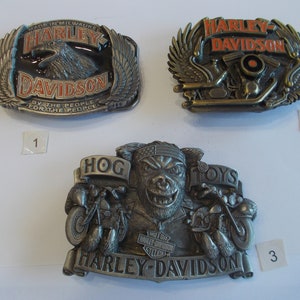 Harley Davidson Belt Buckle Etsy UK