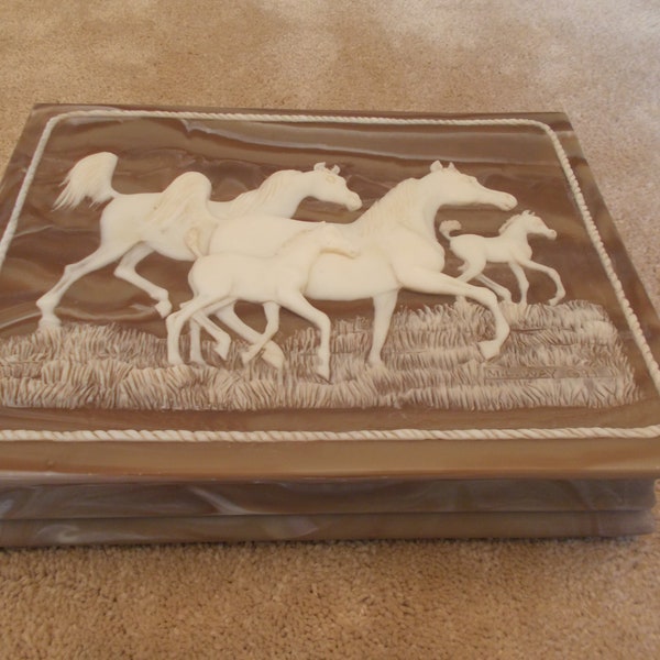 Incolay Jewelry Box Etsy