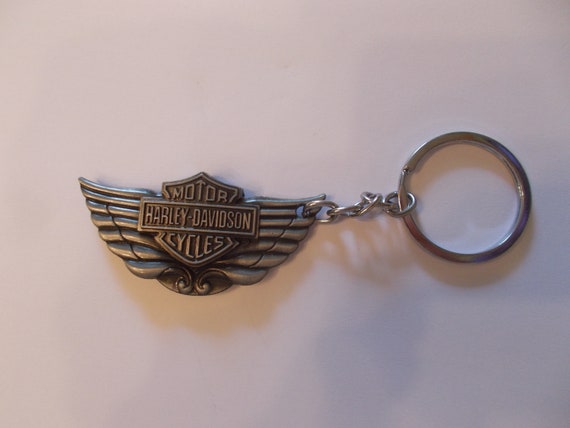 Harley-Davidson® Up-Winged Eagle Bottle Opener Key Chain - Antique