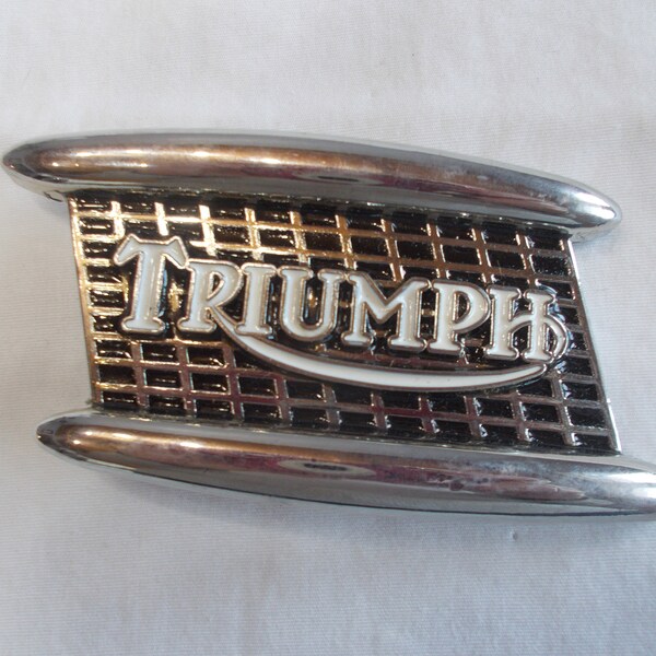 Triumph Belt Buckle Etsy Canada