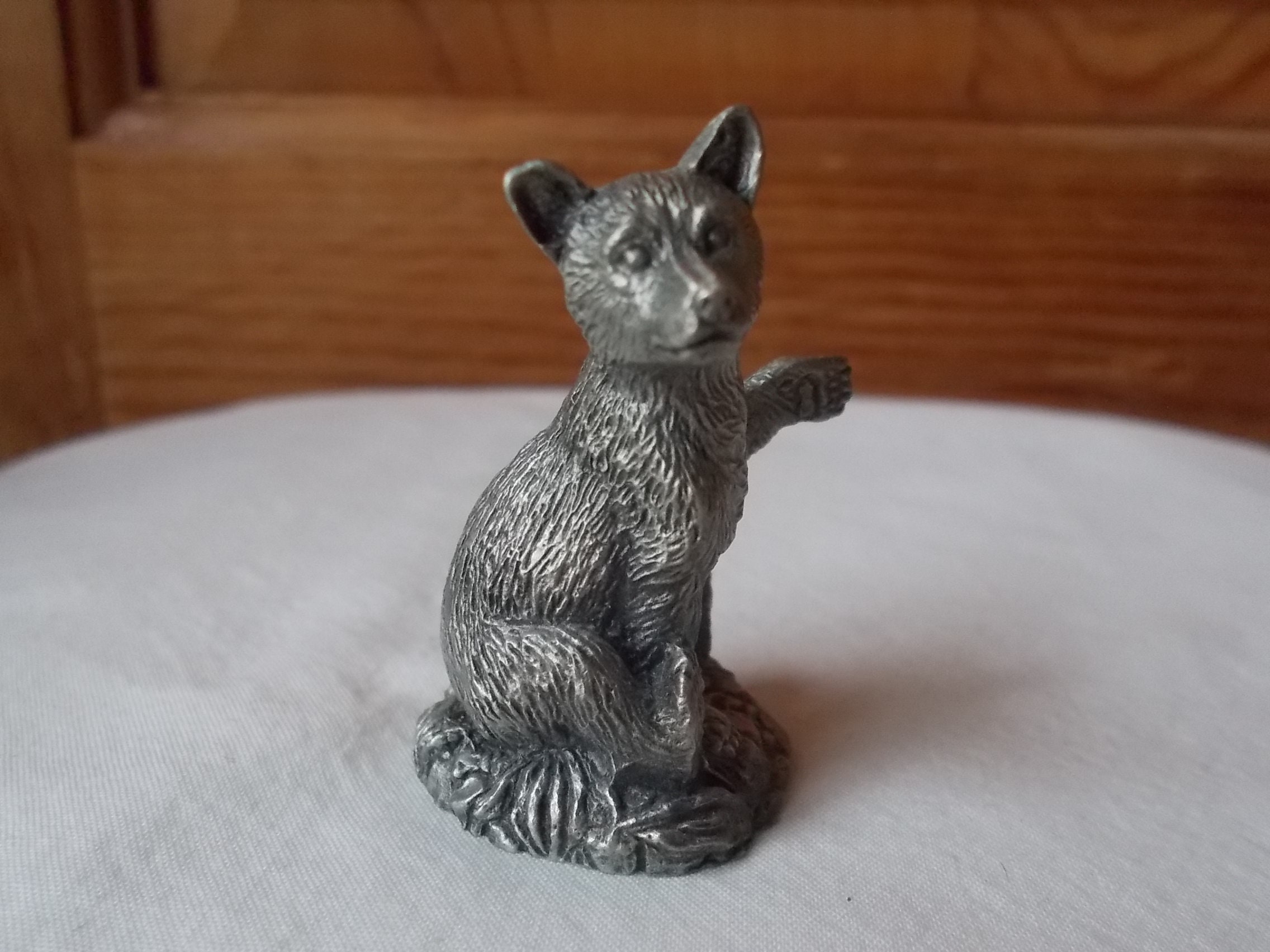 VintagePewterBEARFigurineBear Etsy España