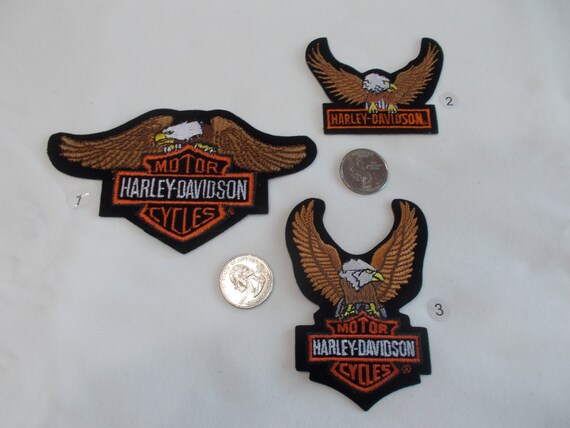 Harley davidson patch~eagle bar - Gem