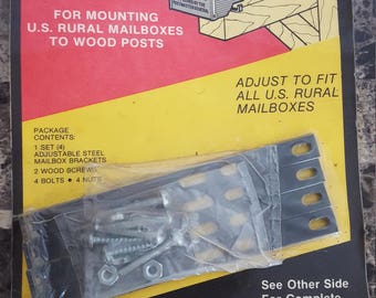 Vintage Mailbox Brackets