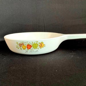 Spice of Life Corning Ware Small Skillet, P-83-B 6-1/2&quot; Retro 1970&#39;s Spice of Life Corning Ware Skillet, Oven, Range Top, Made in USA