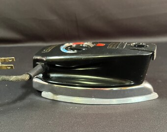 Vintage Toastmaster Steam and Dry Iron, Electric Travel  Iron, Tested In Working Order